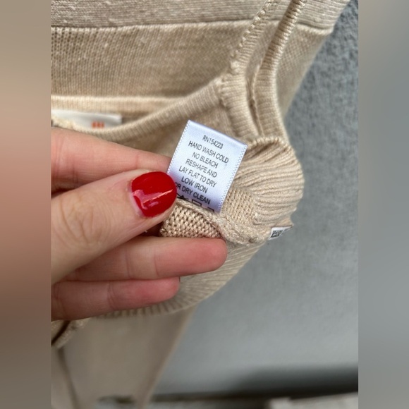 Joostricot solid pants + Linen Button down Crop Cami beige Sandstone - Picture 7 of 11